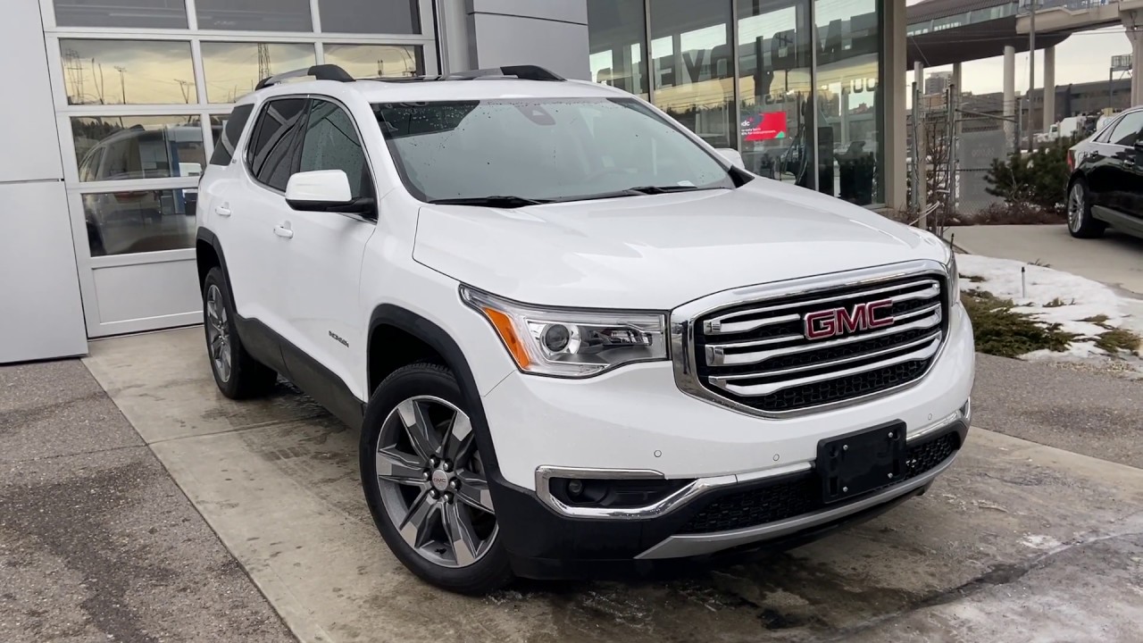 Used White 2017 Gmc Acadia Slt 2 Review Gsl Gm City Calgary Youtube