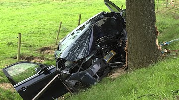 Dode bij botsing tegen boom op Vlijmenseweg in Den Bosch