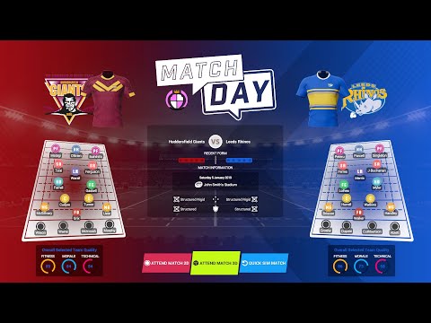Rugby League Team Manager 3 Early Access