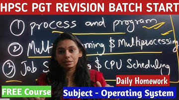 #1 - HPSC PGT COMPUTER SCIENCE REVISION CRASH COURSE #nsclasses