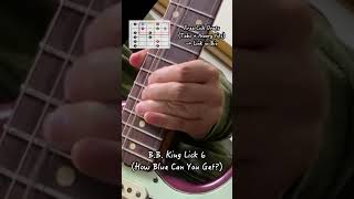 B.B. King Lick from How Blue Can You Get Live in 1972 | Get the latest Free Lick Drop