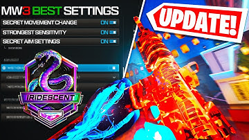 Transform Your Aim Settings After Update in MW3 Season 4 Reloaded 🎮 (MW3 Best Settings PS4/PS5/PC)