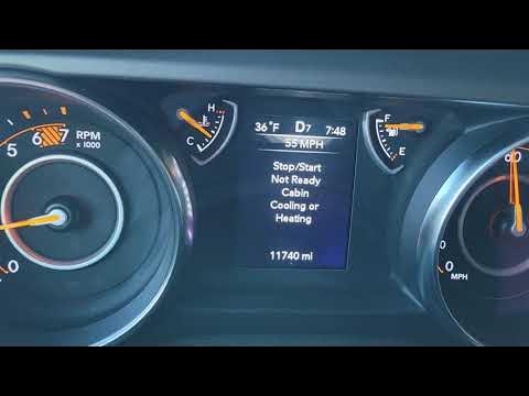 2019 Jeep Wrangler Start/Stop Not Ready Update - YouTube