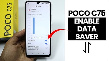 How to Enable Data Saver in Poco C75 - Data Saver Settings