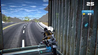 Moto Racer 2044 - gameplay, all tracks screenshot 5