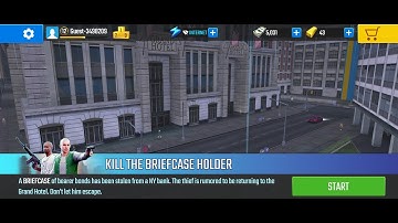 Pure Sniper Gameplay Walkthrough LEVEL 19 Z3 Brooklyn KILL THE BRIEFCASE HOLDER | BEARER OF BAD NEWS