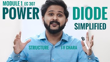 Power Diode | Structure | Introduction | I-V characteristics | EC 307 | Simplified |