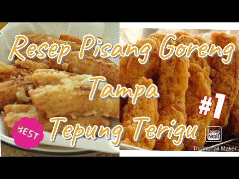 Resep Pisang Goreng Tanpa Tepung Terigu