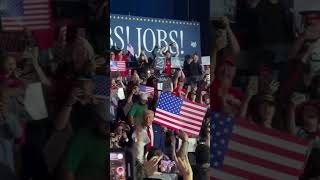Donald Trump&#39;s Rally at Macomb Community College at Warren Michigan to 100 Days of Greatness
