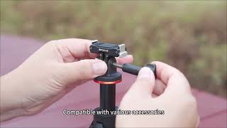For DJI Osmo Nano / Action 6 PULUZ Magnetic Metal Quick Release Base Mount