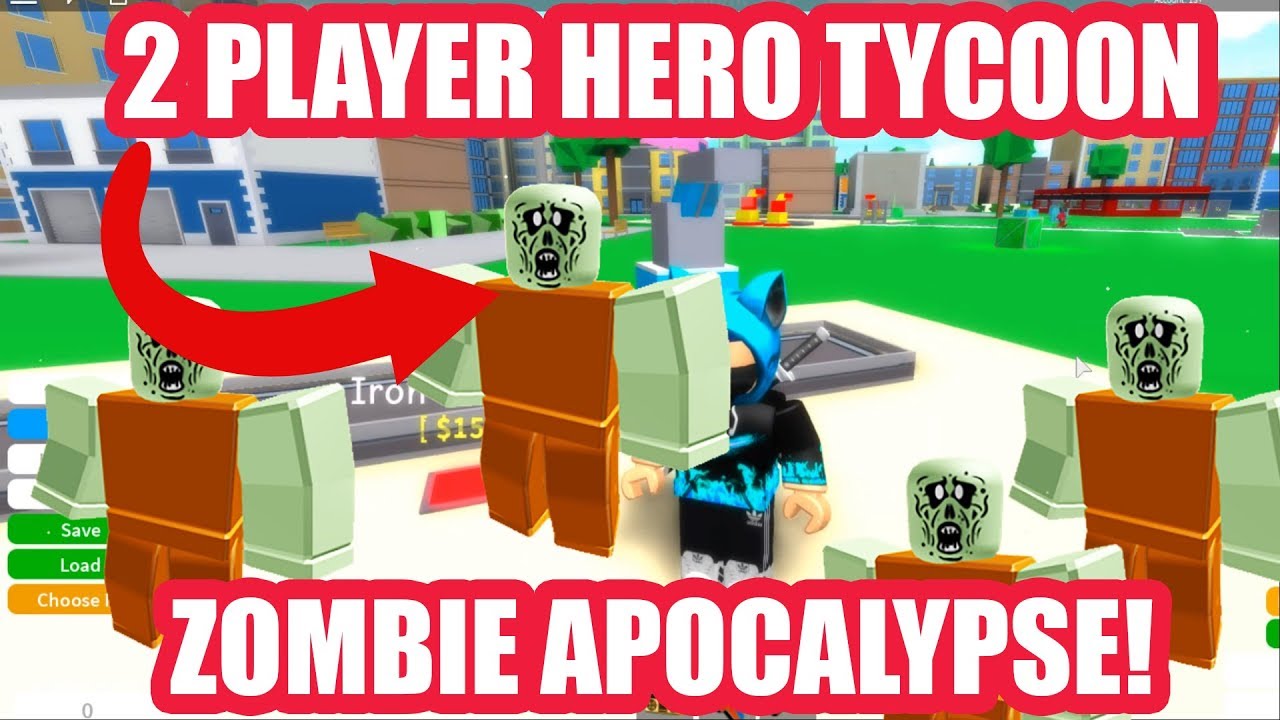 2 Player Super Hero Tycoon Zombie Apocalypse Fun Pack Roblox