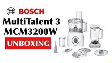 Unboxing Bosch MultiTalent 3 MCM3200W | Bosch Blender | Smoothie Blender