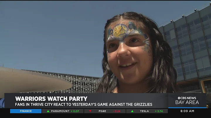 Warriors fans flock to San Francisco's Chase Center to watch Game 1 win
