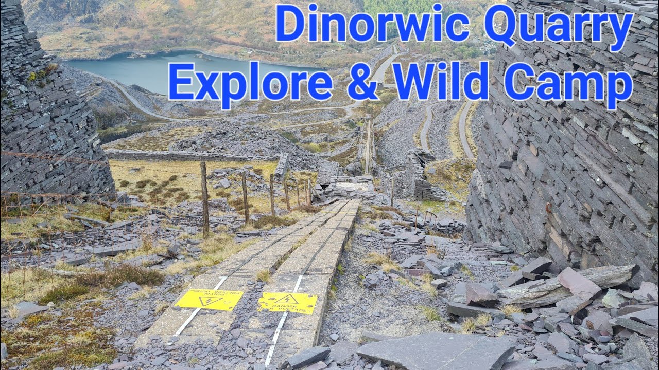 Exploring Around Dinorwic Quarry and A Wild Camp on Elidir Fach 