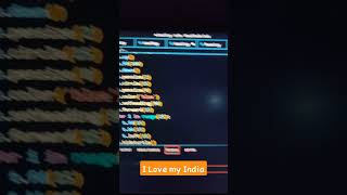 Indian Flag using Python's Turtle - VS code #python #shorts #youtube