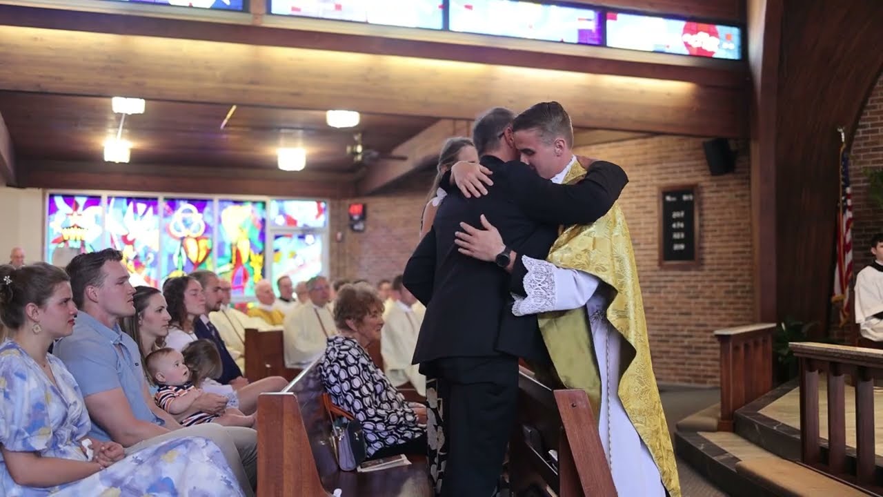 Catholic Priest celebrates first Mass