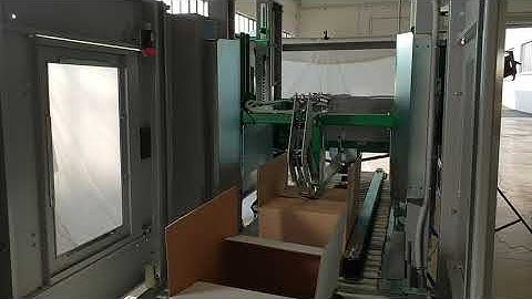 COMARME in-line random case sealer GEM XF520+DAC520 for top & bottom sealing by adhesive tape