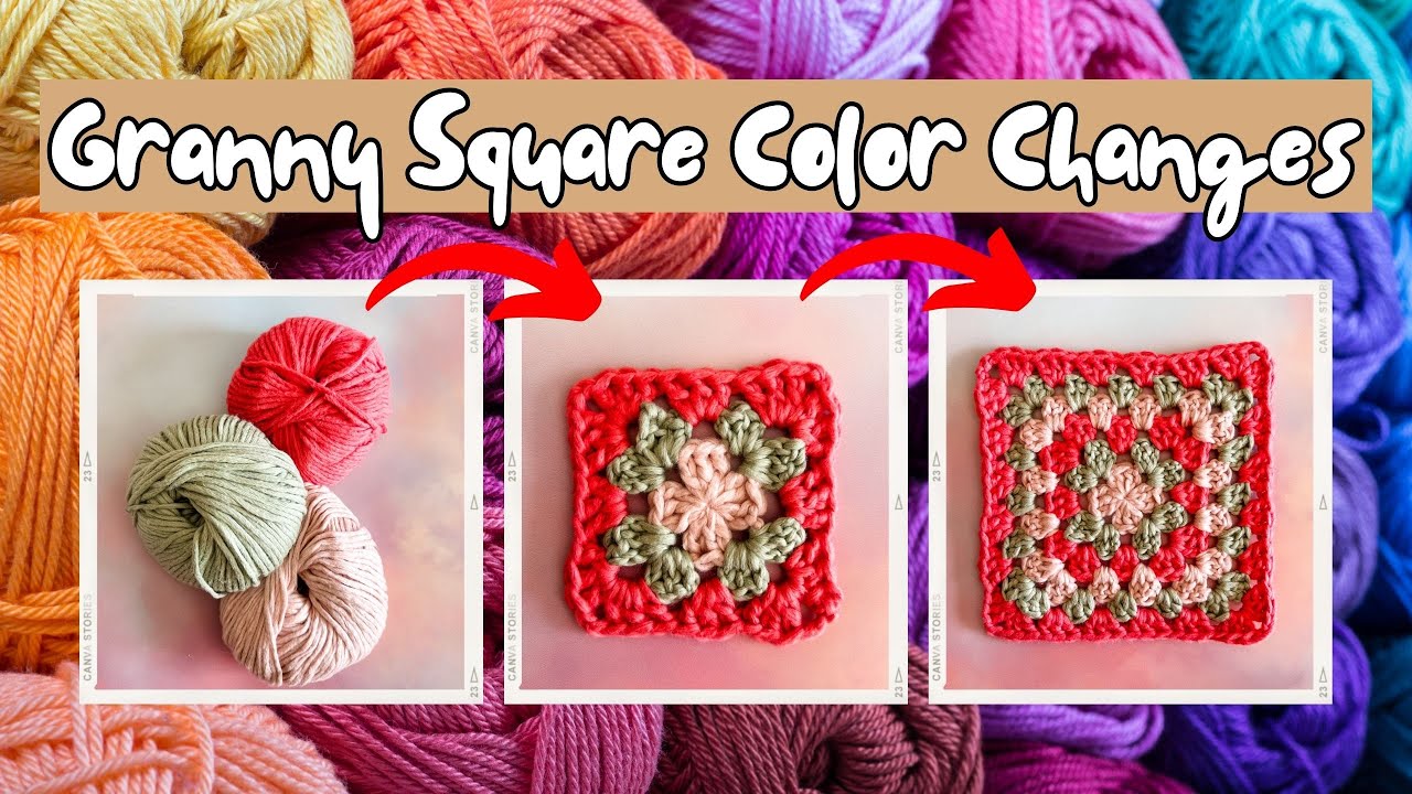 How To Make a Granny Square Blanket - Smiling Colors