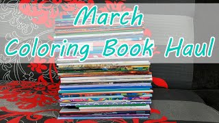 March Coloring Book Haul | 2024