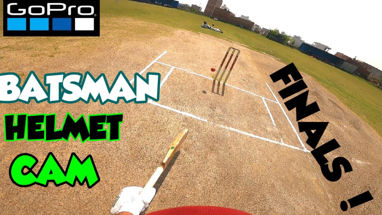 Final Match Gopro helmet cam Cricket Cricket vlogs Gopro batting