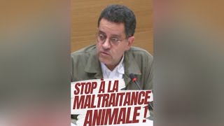 Le député Gabriel Amard dit Stop à la maltraitance animale