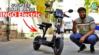 InGO FLEE Heavy Duty ebike Ride Review - 50kms Range in 5Rs | Pradeep on Wheels