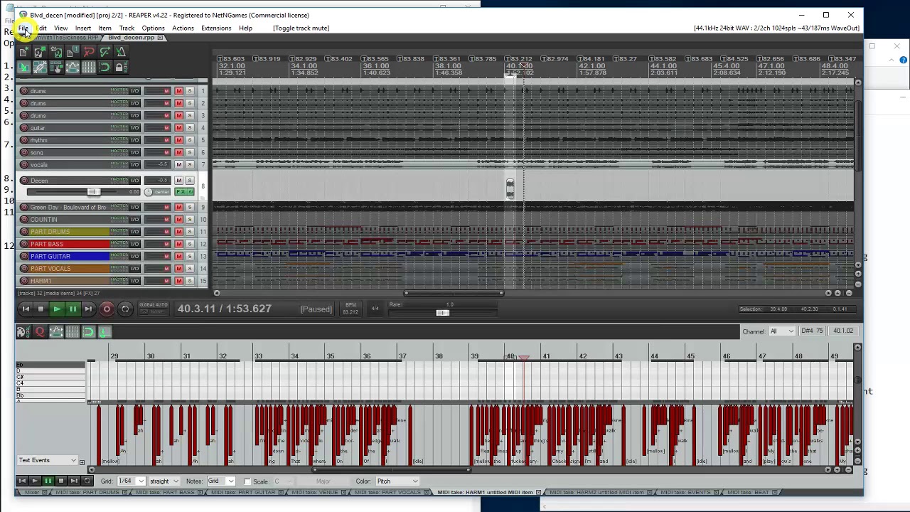 How to Decensor Rock Band Tracks using Reaper - YouTube