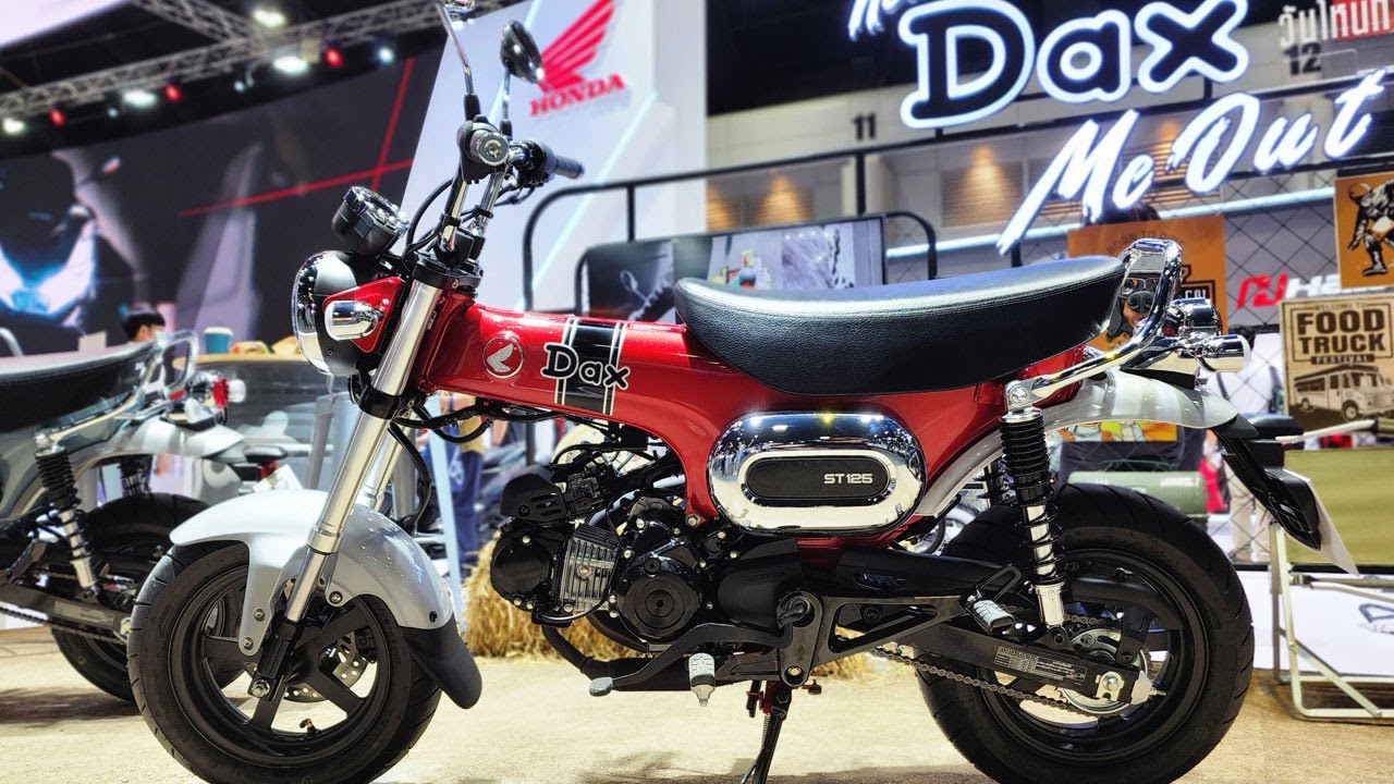 New 2022 Honda Dax ST125 Red - YouTube