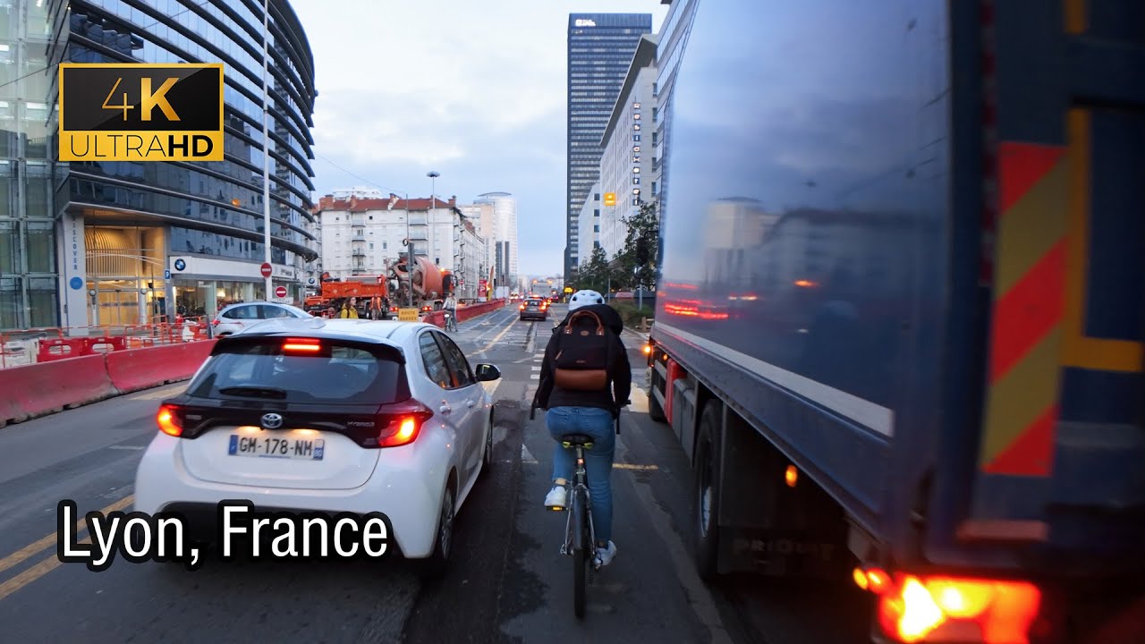 Cycling in Lyon, France | 4K First-Person POV | Exploring the City’s Beauty | Osmo Pocket3