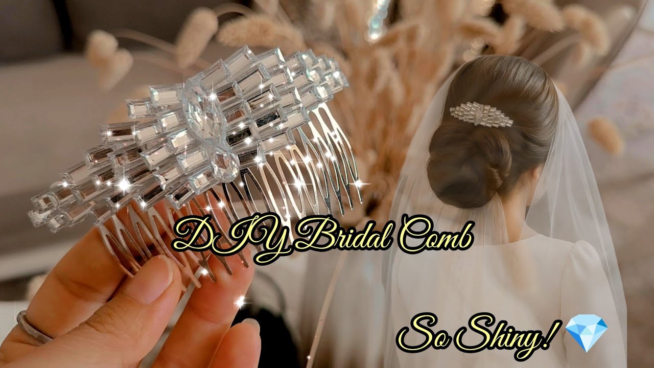 ✨ DIY Bridal Hair Comb Tutorial | Elegant, Lightweight & Pearl-Free Design!