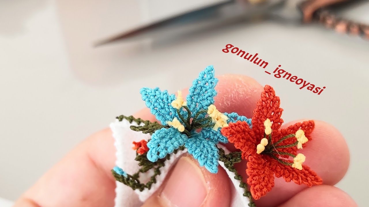 25. Model / Tasarım İğneoyası / Yepyeni harika bir üç boyutlu igneoyasi  / Needle Lace Knıtting