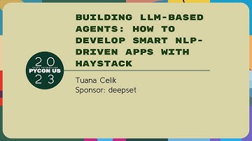 Sponsor Presentation - Tuana Celik: Building LLM-based Agents