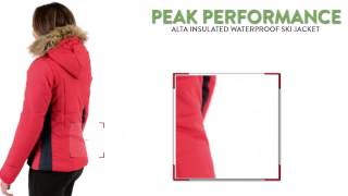 Peak Performance Alta Ski Jacket - Insulated (For Women)
