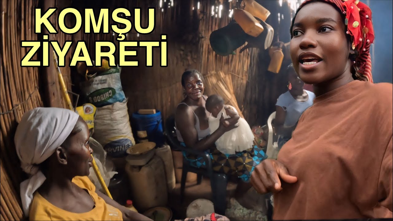 Köydeki Komşularımın Evine Gittim |Bakın Nasıl yaşıyorlar ?