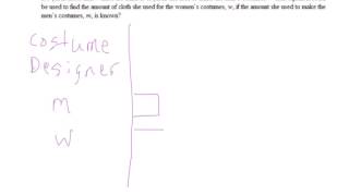 Writing an Algebraic Expression C