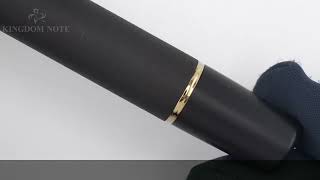 SAILOR セーラー 万年筆 エボナイト彫刻夜霞 細字 - YouTube