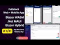 # 3 of 41 - Build Fullstack Online Quiz Web + Mobile App with Blazor WASM + .Net MAUI Blazor Hybrid
