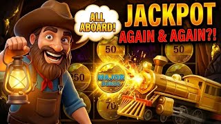 MAJOR JACKPOT BONUS ON REPEAT on Dynamite Dash: ALL ABOARD! #slot #casino #jackpot #slotmachine