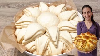 картинка: Пышный хлеб с маслом. Легкое формирование цветка.