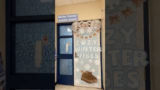 Winter themed bulletin board idea! Perfect for your classroom door. ❄️ #teacherinspiration