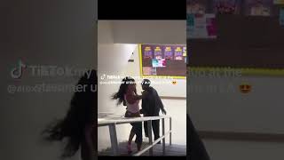 TIKTOK: Fan Saw Larray & Quen Blackwell At The Streamer University Auditions in LA