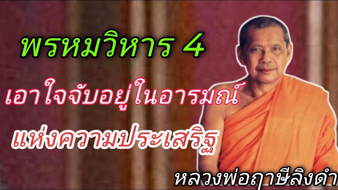 พรหมวิหาร 4 เอาใจจับอยู่ในอารมณ์แห่งความประเสริฐ หลวงพ่อฤาษีลิงดำ เทศนา #ช่องเสียงธรรมะ
