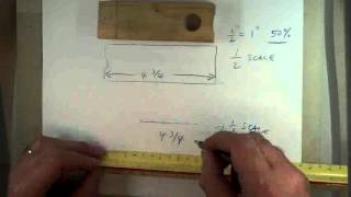 How to use an architect's scale.