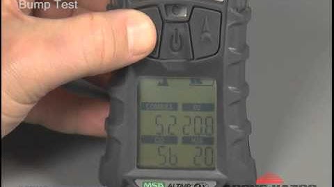 MSA Altair 4 Bump Test