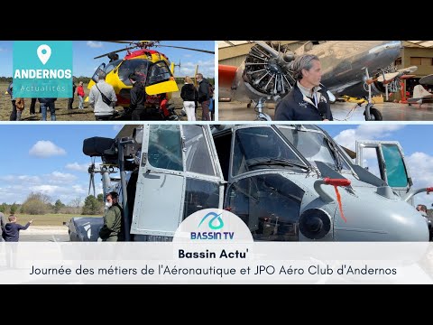 Journée des métiers de l'Aéronautique et JPO Aéro Club d'Andernos 2022