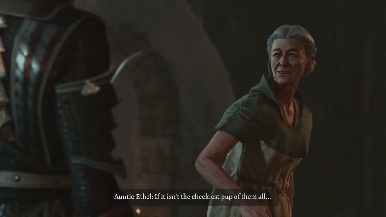 Ruining all the Hag's plans before the fighting even starts.