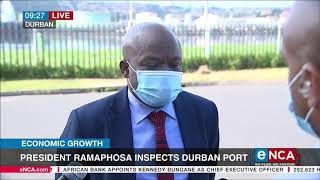 President Ramaphosa To Inspect Durban Port