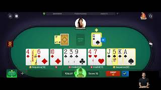 How to Build a Pure Sequence Fast | English Rummy Commentary