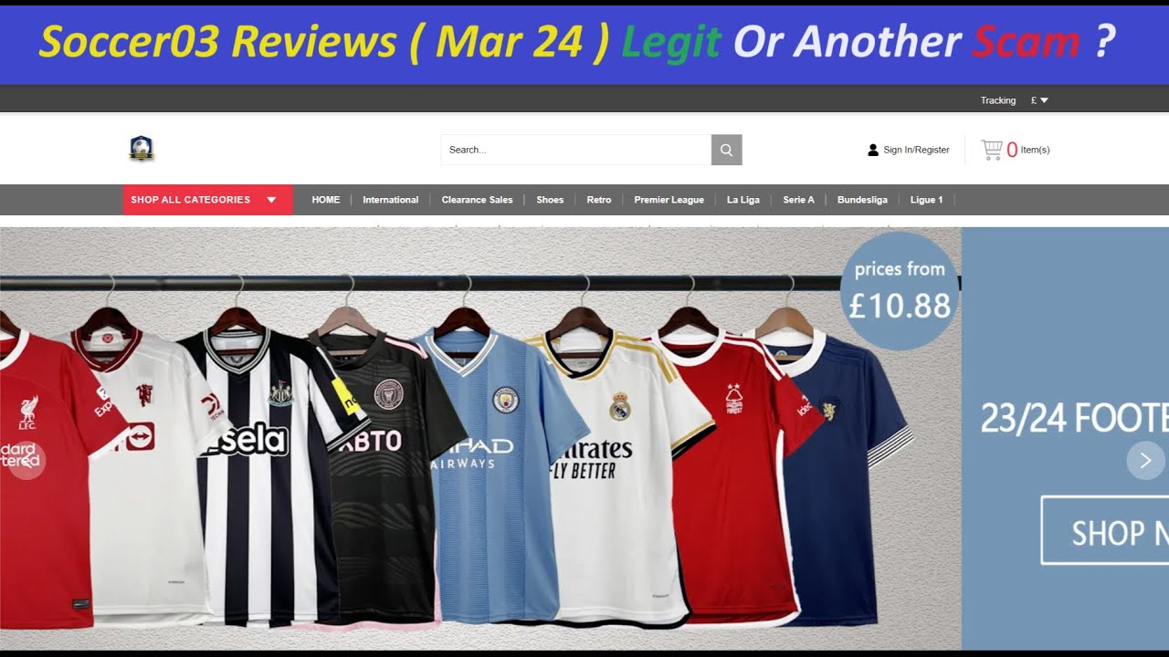 Soccer03 Reviews ( Mar 24 ) Legit Or Another Scam ? ! Soccer03 ! Soccer03 Store Reviews
