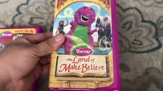 Barney: Let’s Go to the Farm 2005 VHS Plus Barney: The Land of Make-Believe 2005 VHS